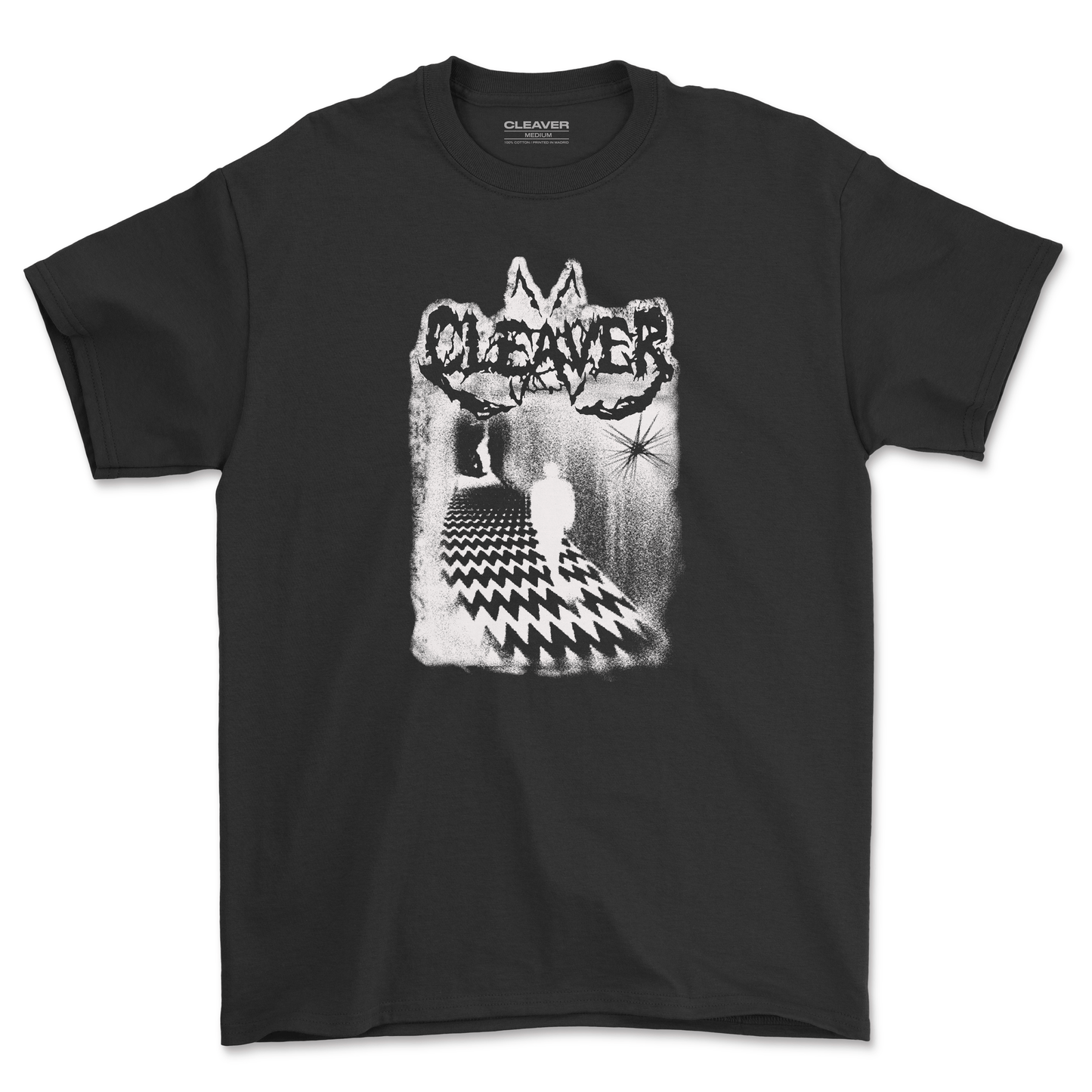 "JDP" TEE BLACK