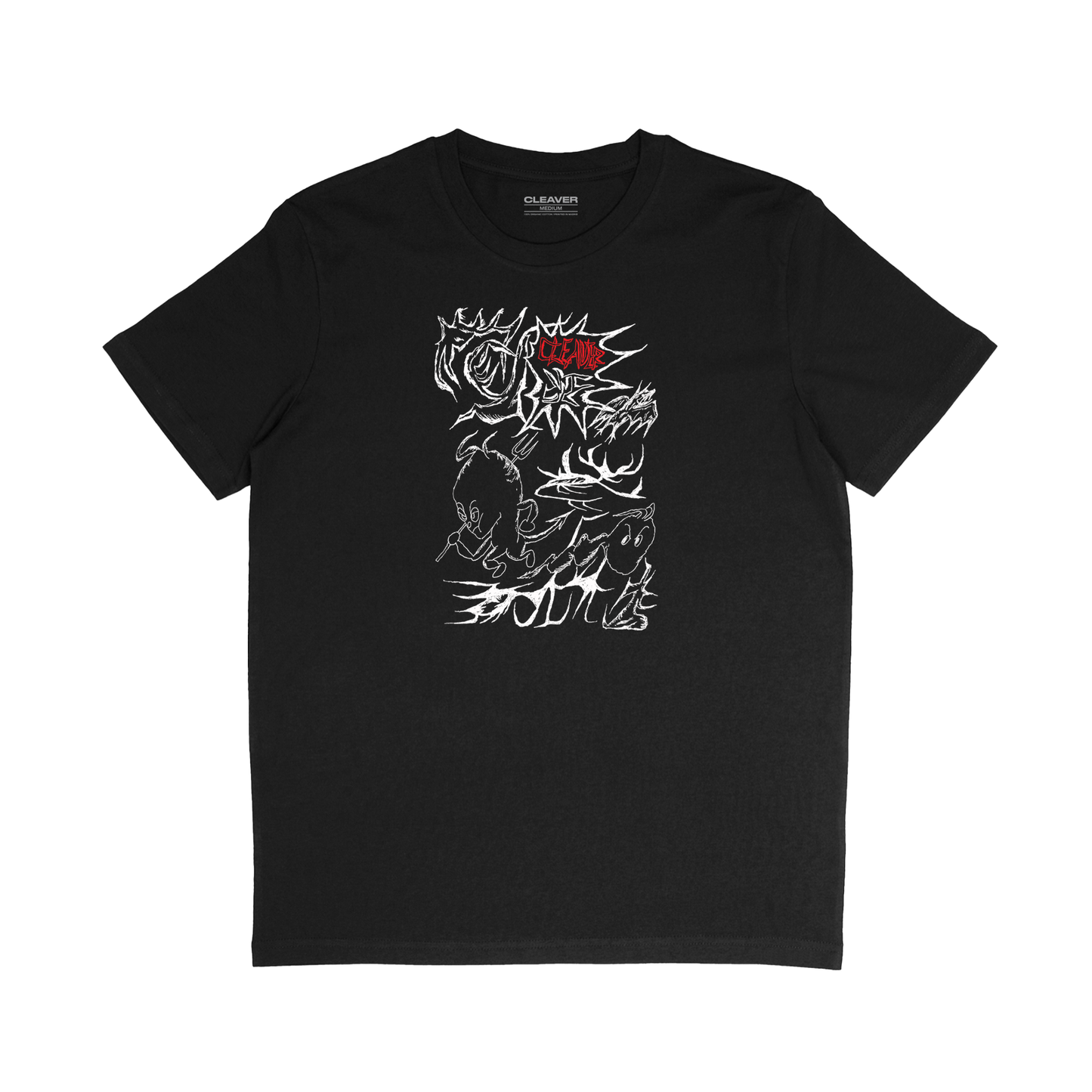 "KAZWES" TEE BLACK