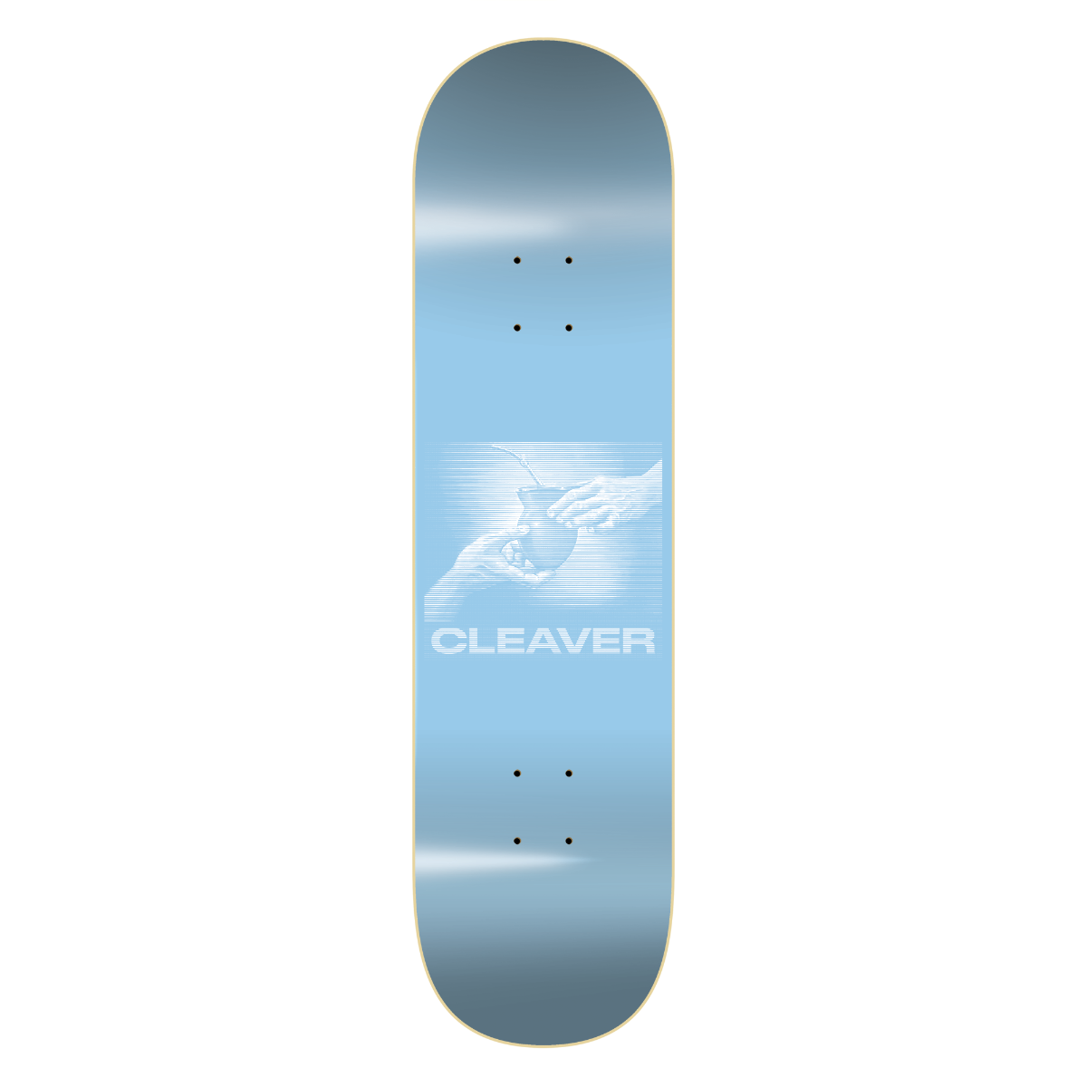 Cleaver deck, made in Mexico. 7-ply Canadian Maple construction and a medium concave.