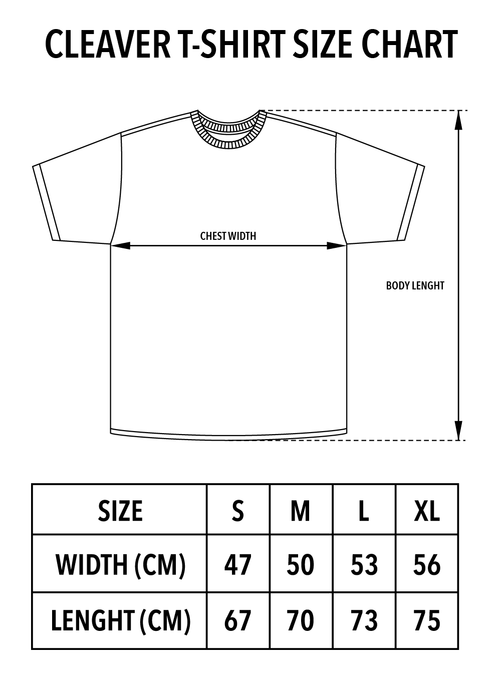 "CLEAVEREADY" TEE WHITE