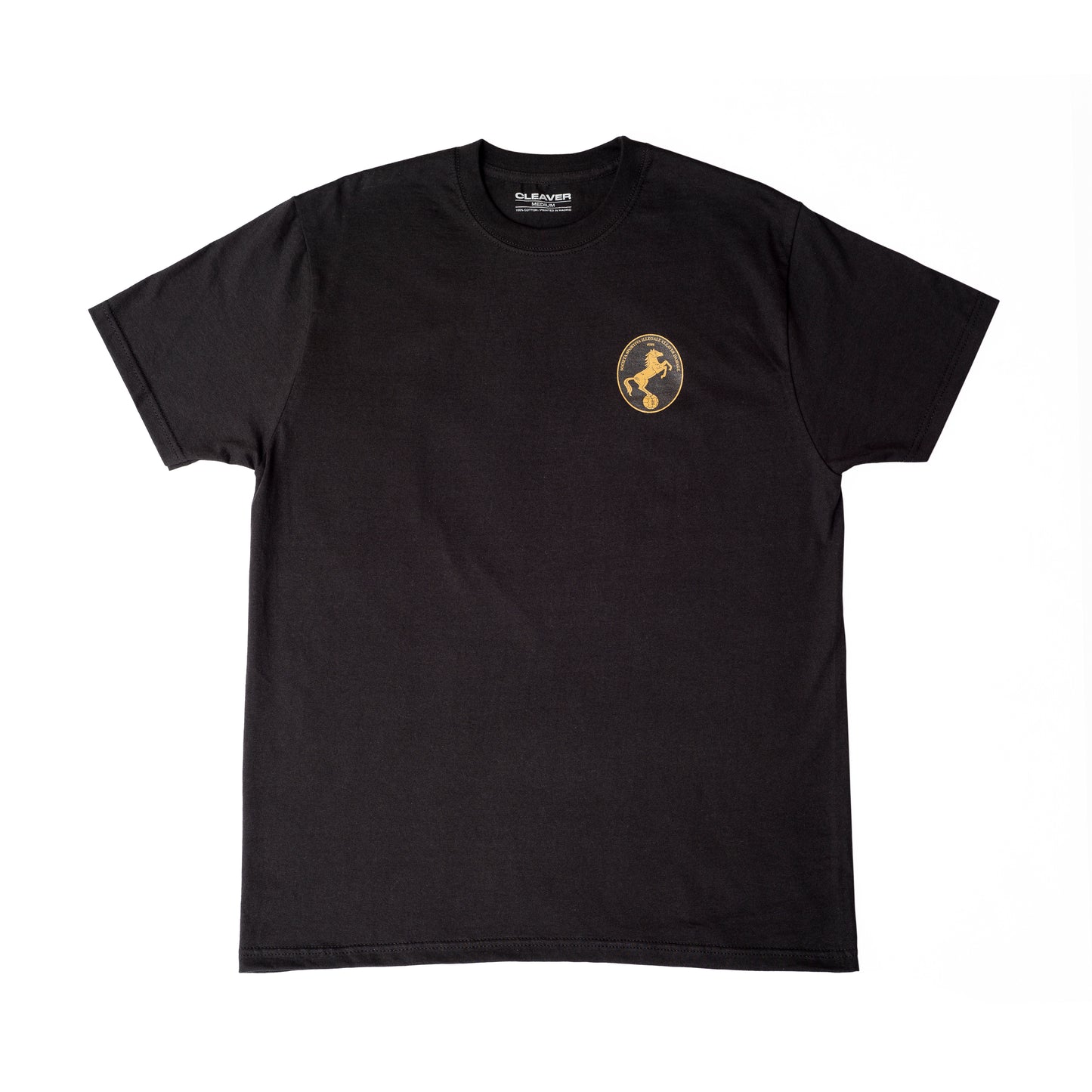 "SOCIETA SPORTIVA" TEE BLACK