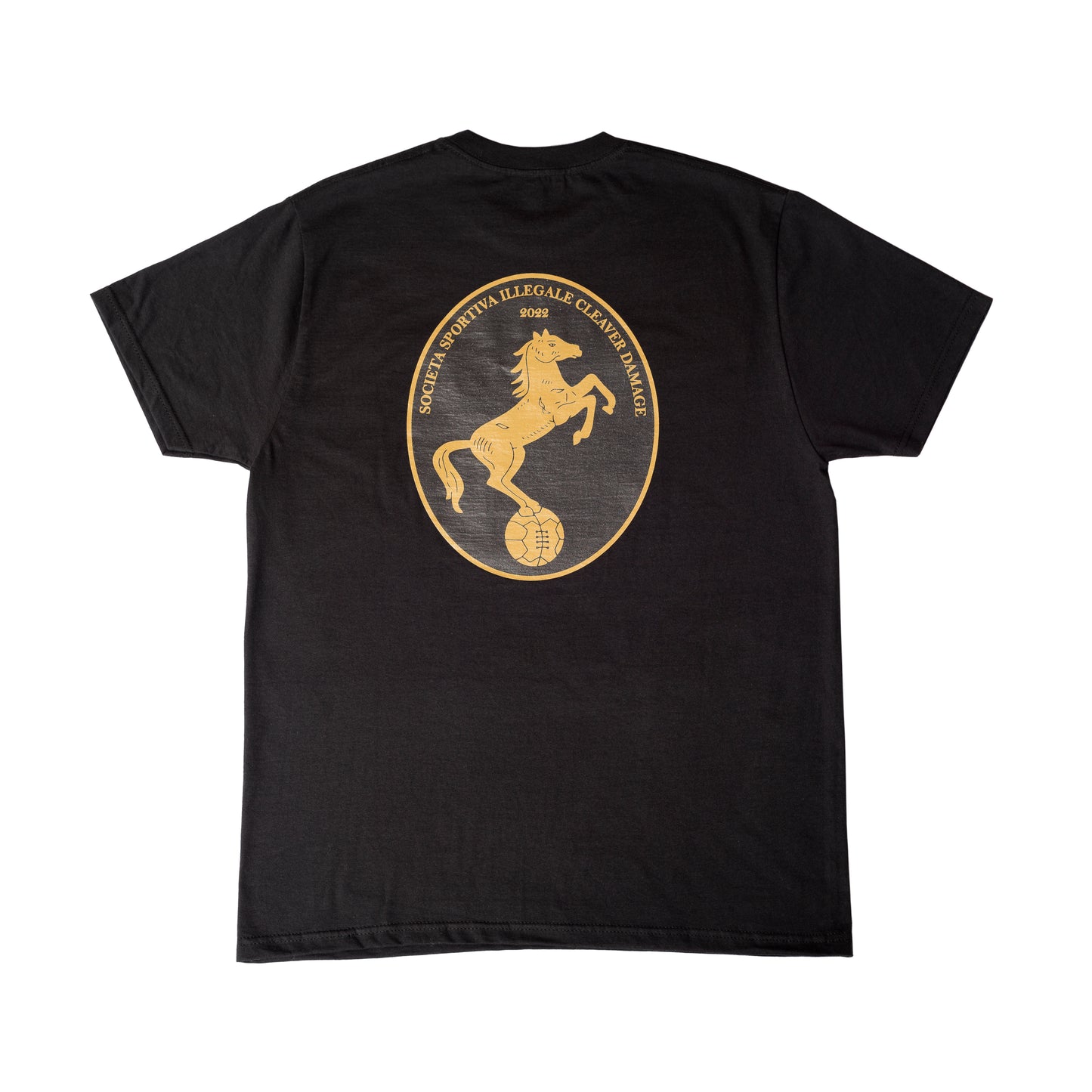 "SOCIETA SPORTIVA" TEE BLACK