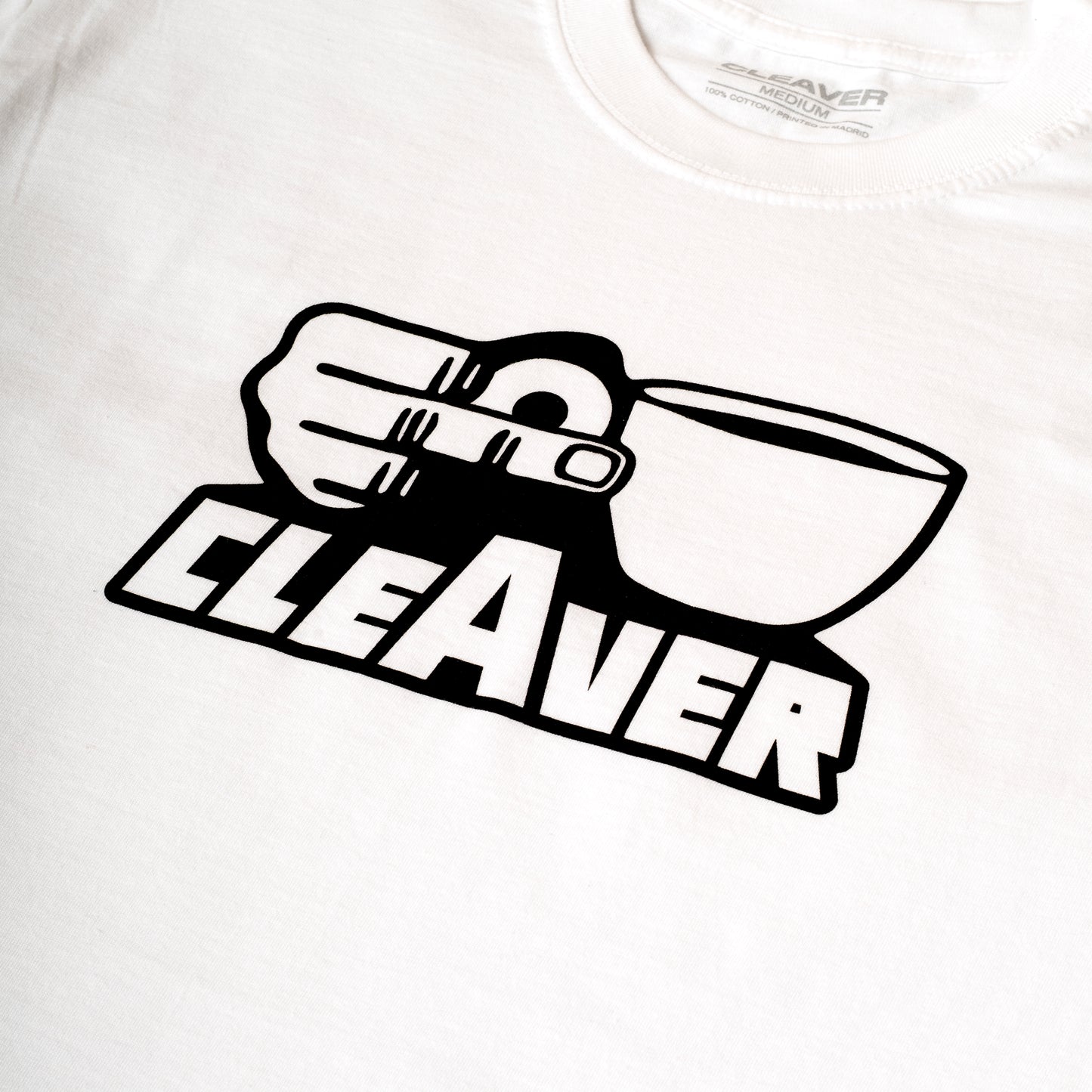 "COFFEENGER" TEE WHITE