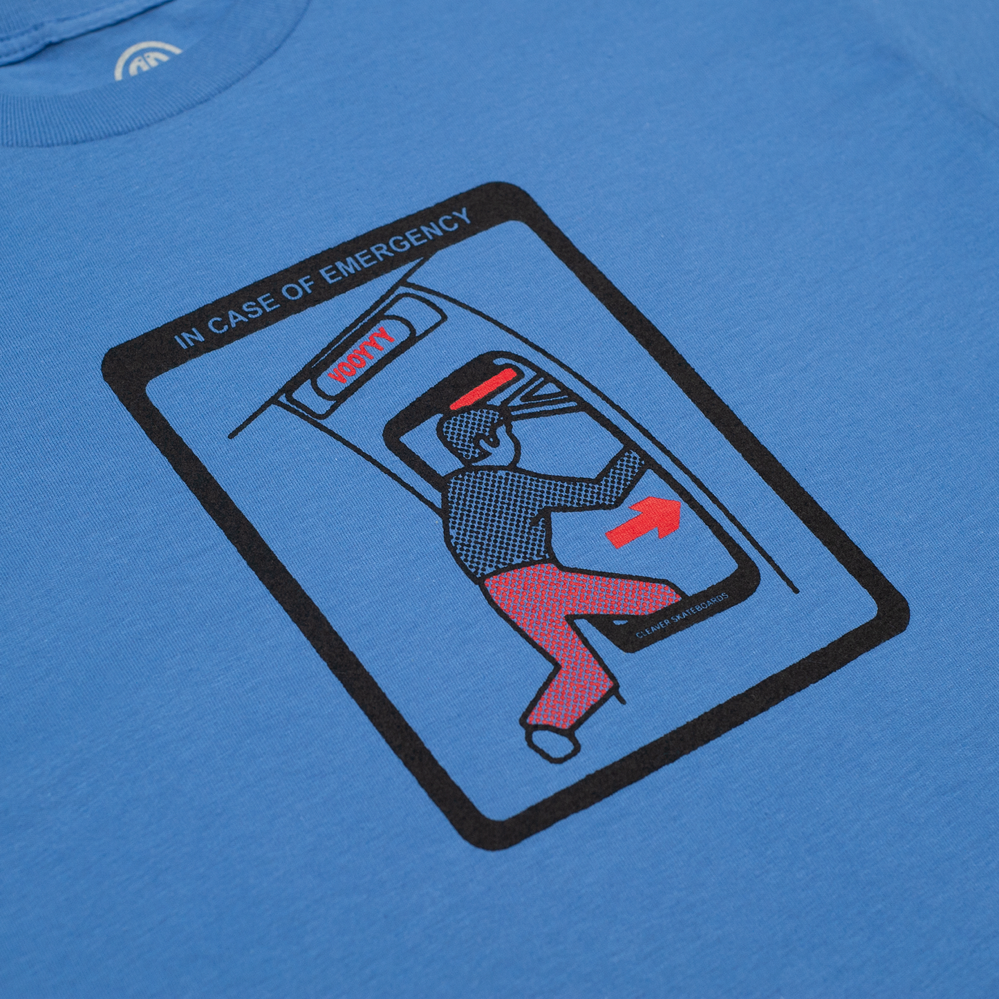 "EMERGENCY" TEE BLUE