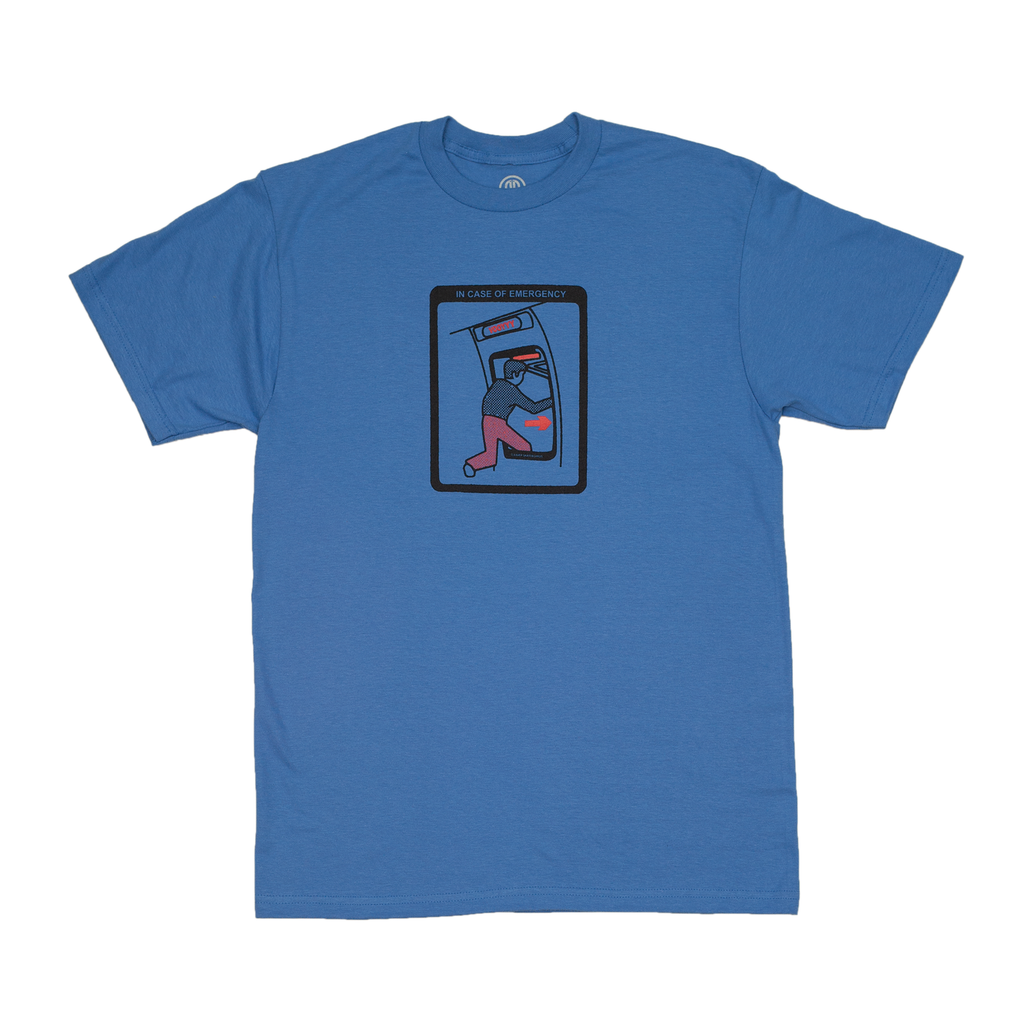 "EMERGENCY" TEE BLUE