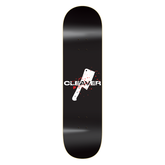 Cleaver deck, made in Mexico. 7-ply Canadian Maple construction and a medium concave.